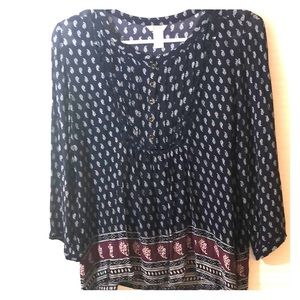 🔥🔥Forever 21 tunic blouse Sz M